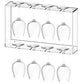 Koluti Acrylic 12 Glassware Wall-Mount Floor Standing 3-Tier Champagne Wall Holder Stand