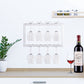 Koluti 2-Tier 8 Glassware Acrylic Wall Mounted Wine Glass Rack
