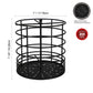 Koluti 360° Rotating Black Kitchen Utensil Holder (7.19" x 7")