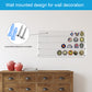 Koluti 4 Rows Acrylic Wall-Mount Challenge Coin Holder Display Stand